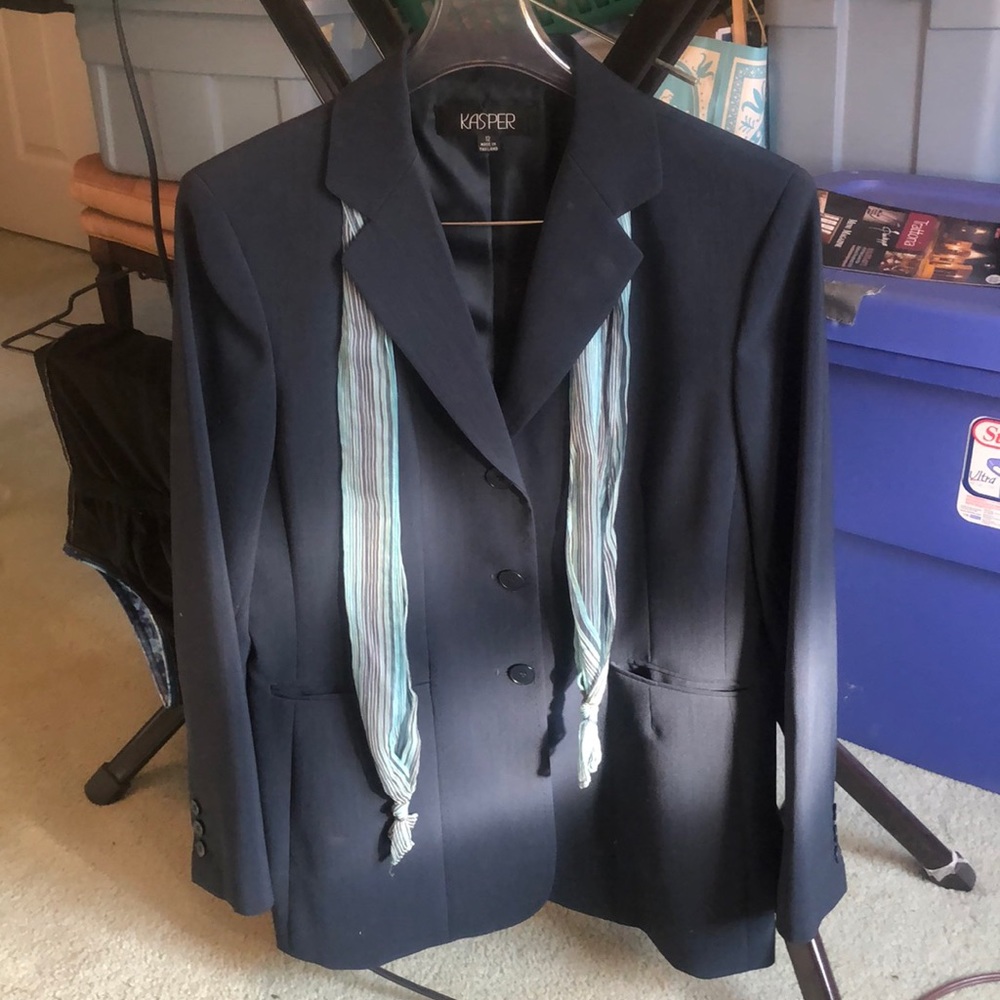 Jasper woman’s suit jacket and pant set w/ scarf